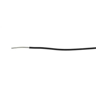Alpha Wire 3252 Series Black Hook Up Wire 20 AWG 7/0.32 mm Core Strands 0.52 mm² Cross Section 30 m PVC 3252 BK005