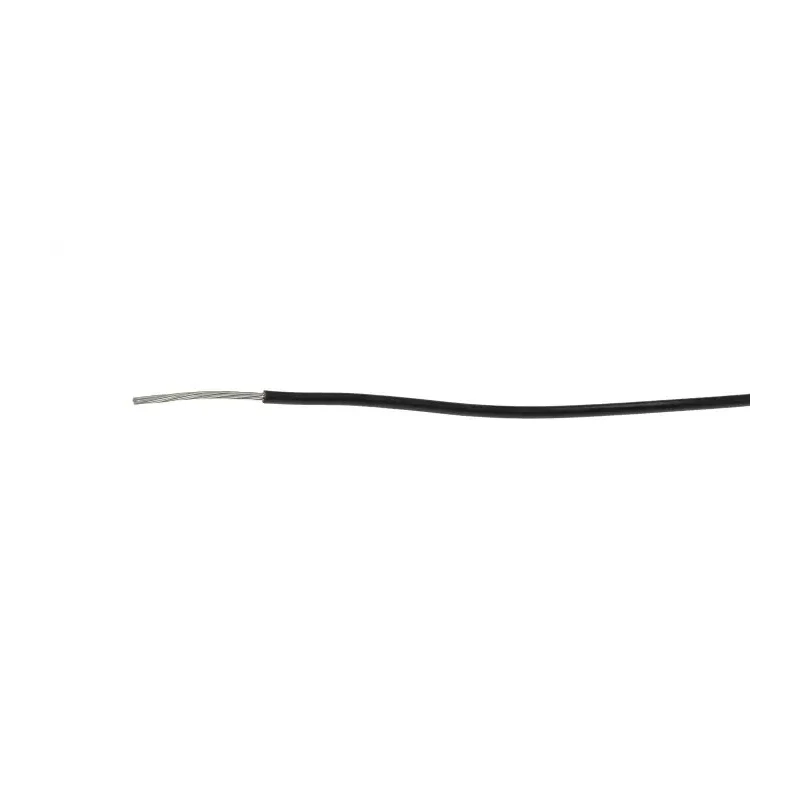 Alpha Wire 3252 Series Black Hook Up Wire 20 AWG 7/0.32 mm Core Strands 0.52 mm² Cross Section 30 m PVC 3252 BK005