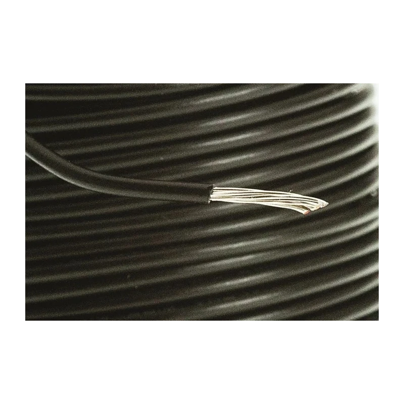 Alpha Wire 3253 Series Black Hook Up Wire 18 AWG 7/0.40 mm Core Strands 30m Polyvinyl Chloride 3253 BK005