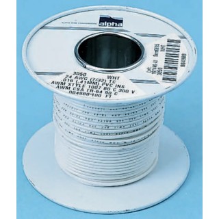 Alpha Wire 3252 Series Brown Hook Up Wire, 20 AWG, 7/0.32 mm Core Strands, 30 m Length, 300 V, Flame Retardant 3252 BR005