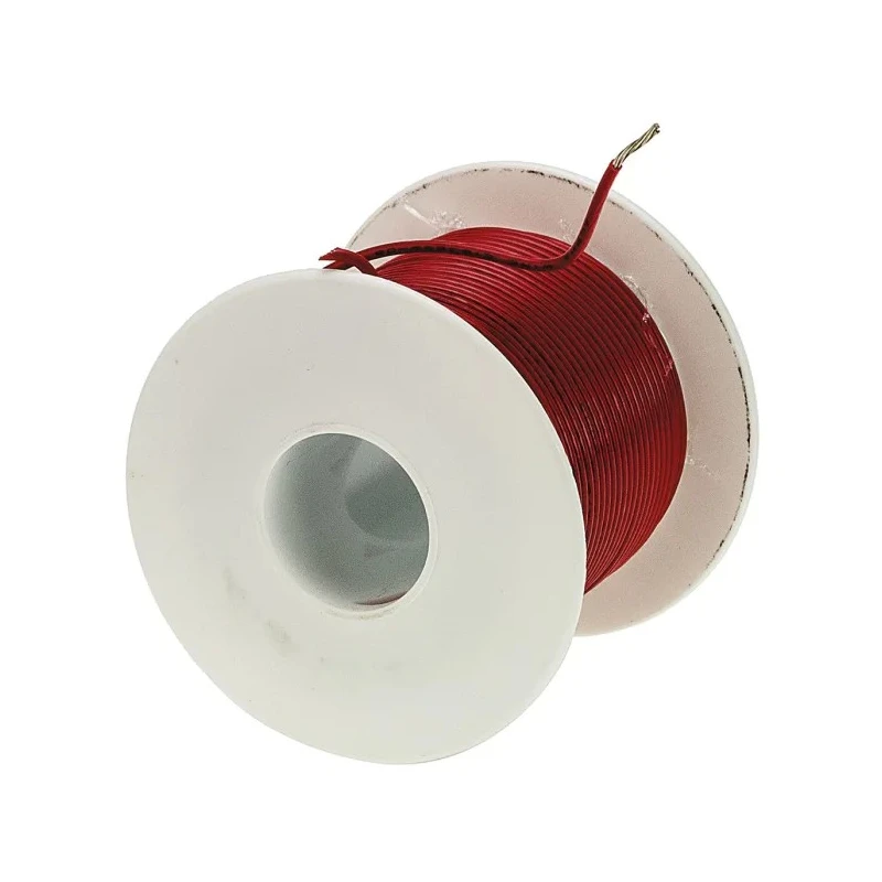 Alpha Wire 3253 Series Red 18 AWG 7x0.40 mm Core Strands 30 m Polyvinyl Chloride Hook Up Wire 3253 RD005