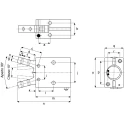 SMC 2 Finger Double Acting Action Pneumatic Gripper, Angle Gripping Type, Bore Diameter 10mm, Max Operating MHC2-10D