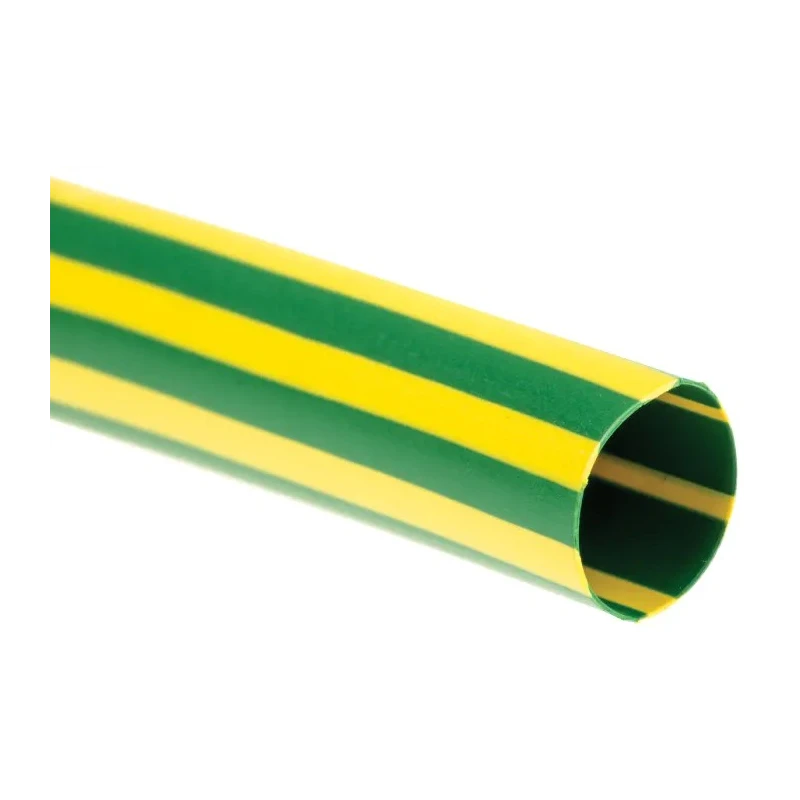 TE Connectivity Heat Shrink Tubing, Green Yellow, 8 mm Sleeve Diameter x 1.5 m Length 2:1 Ratio DCPT-8/4-45-1.5M