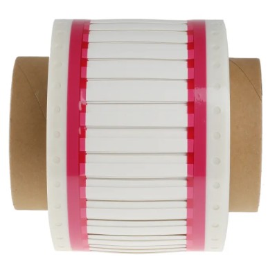 TE Connectivity White Yellow Print Heat Shrink Labels 50 mm Width 1000 Per Pack RPS-1K-22-18/2.0-9