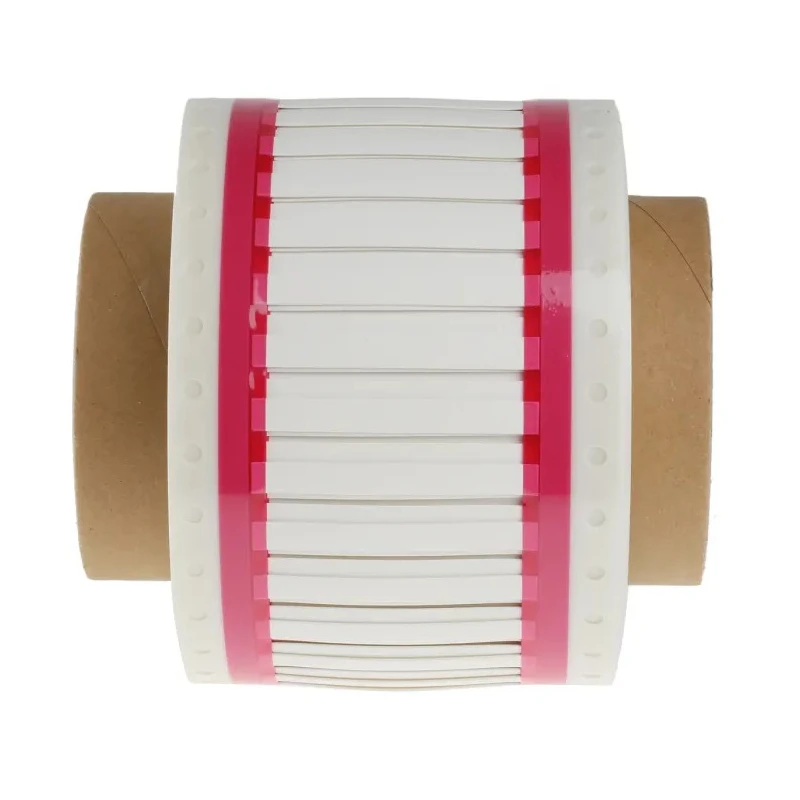 TE Connectivity White Yellow Print Heat Shrink Labels 50 mm Width 1000 Per Pack RPS-1K-22-18/2.0-9