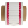TE Connectivity White Yellow Print Heat Shrink Labels 50 mm Width 1000 Per Pack RPS-1K-22-18/2.0-9