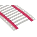 TE Connectivity White Yellow Print Heat Shrink Labels 50 mm Width 1000 Per Pack RPS-1K-22-18/2.0-9