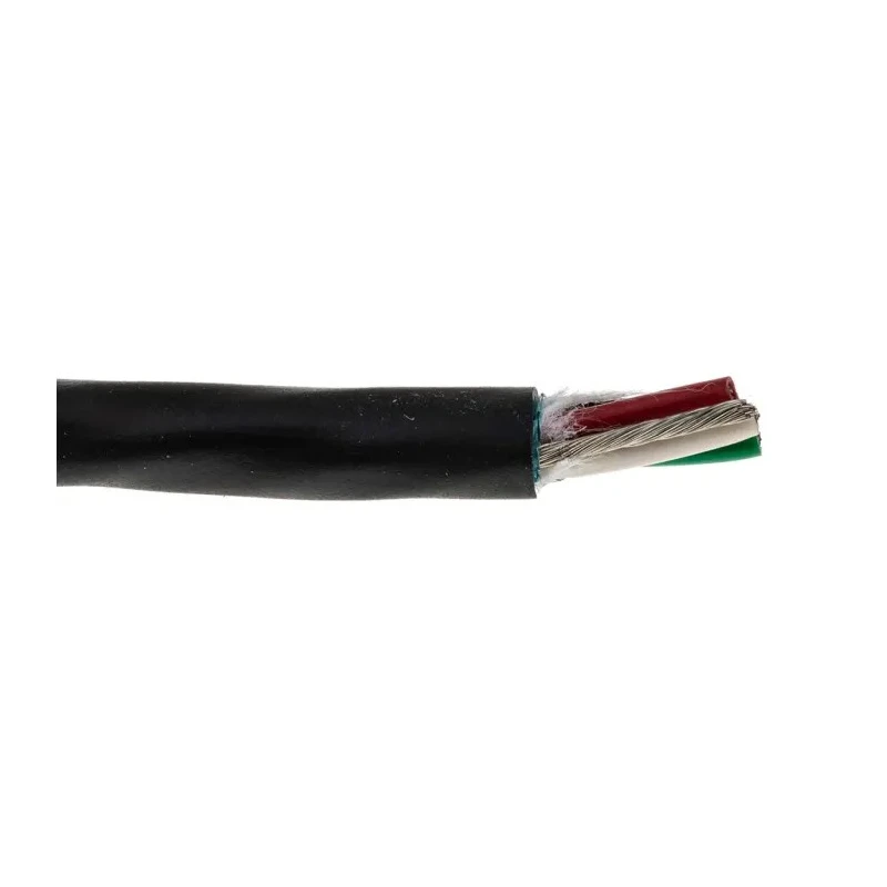 Alpha Wire Xtra-Guard 2 Performance Screened Control Cable 4 Cores 0.81mm² 18 AWG 300V Polyvinyl, 30 m 25384 BK005