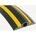 RS PRO Cable Cover in Rubber 4.5 m Length, 30 mm Inside Diameter, Yellow and Black 26001136