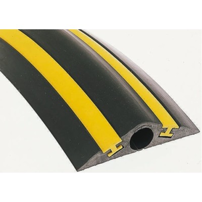 RS PRO Cable Cover in Rubber 4.5 m Length, 30 mm Inside Diameter, Yellow and Black 26001136