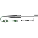 RS PRO K General Temperature Probe 100 mm Length 1.5 mm Diameter 1100 °C Max 342-8883