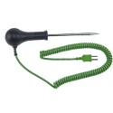 RS PRO Type K Pencil Needle Temperature Probe 100 mm Length 6 mm Diameter 250°C Max 342-8855