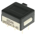 APEM PCB Slide Switch DPDT Latching 1A Fibreglass Reinforced Polyamide 25546NA