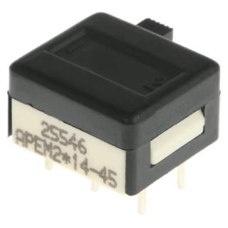 APEM PCB Slide Switch DPDT Latching 1A Fibreglass Reinforced Polyamide 25546NA