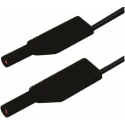 Hirschmann Test & Measurement Connector Test Lead 16A, 1000 V AC/DC, Black, 250 mm Lead Length 934067100