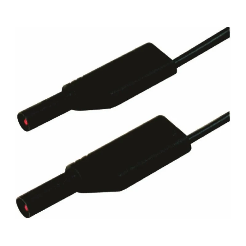 Hirschmann Test & Measurement Connector Test Lead 16A, 1000 V AC/DC, Black, 250 mm Lead Length 934067100