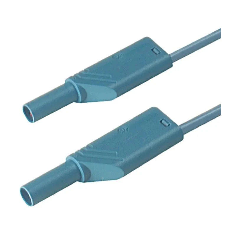 Hirschmann Test & Measurement Connector Test Lead 16A, 1000 V AC/DC, Blue, 500 mm Lead Length 934068102