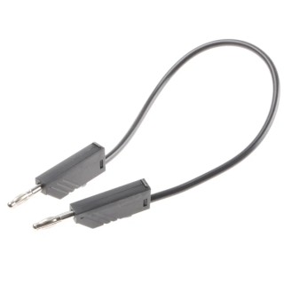 Hirschmann Test & Measurement 16A 60V DC 250mm Black Test Lead 934058100