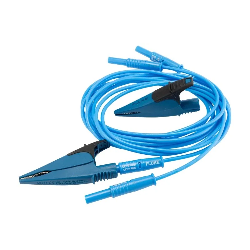 Fluke Test Lead Kit for Use with Fluke 17XX Power or Energy Loggers FLUKE-17XX-TL 2M