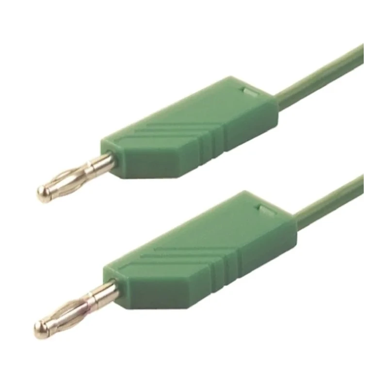 Hirschmann Test & Measurement Connector Test Lead 16A 60V dc Green 1m Lead Length 934062104