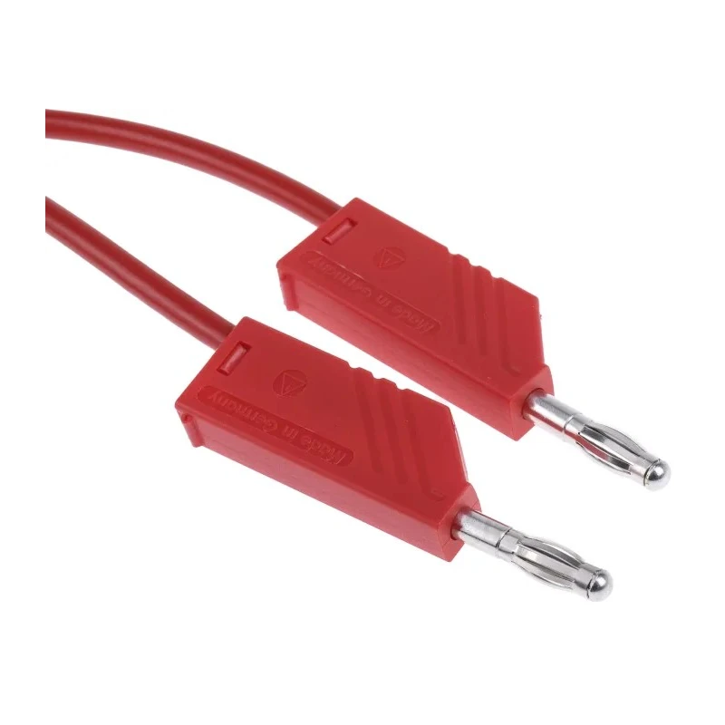 Hirschmann Test & Measurement 4 mm Connector Test Lead 32A, 60V DC, 1m Length 934063101