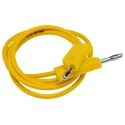 Hirschmann Test & Measurement Connector Test Lead 32A, 60V dc, Yellow, 1 m Lead Length 934063103