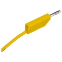 Hirschmann Test & Measurement Connector Test Lead 32A, 60V dc, Yellow, 1 m Lead Length 934063103