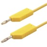 Hirschmann Test & Measurement Connector Test Lead 16A, 60V dc, Yellow, 250 mm Lead Length 934058103
