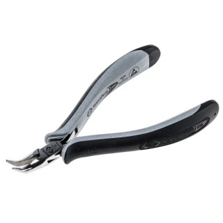 CK 1-Piece Round Nose Plier, 120mm Overall Length, 20mm Jaw Length, ESD Safe, Mirror Polished Steel T3767D 120