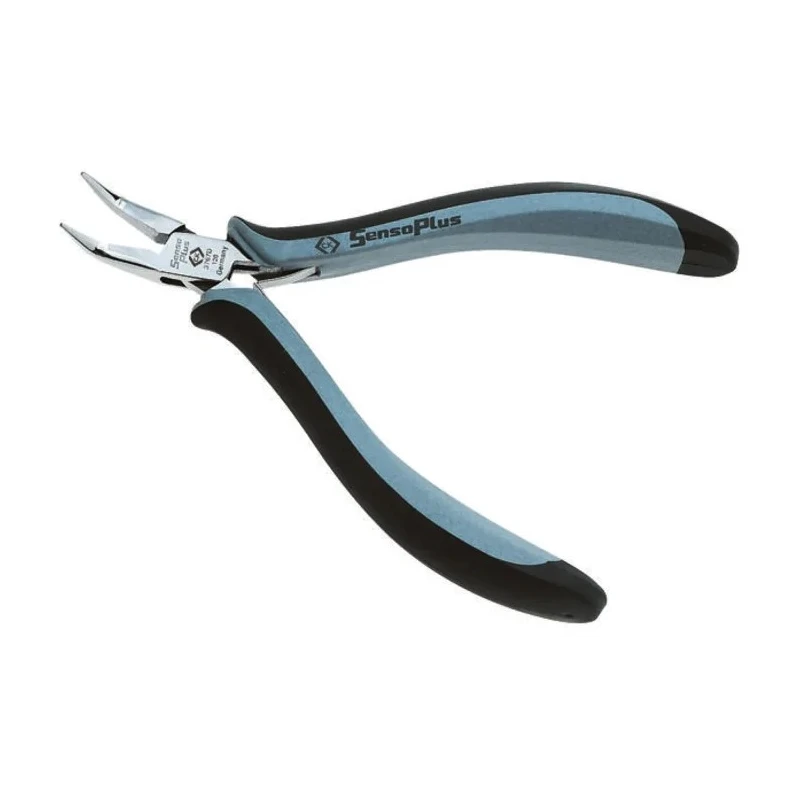 CK Long Nose Plier, Ergonomic Dual Component PVC Handle, 150mm Overall Length, 33mm Jaw Length, ESD Safe T3769D 150