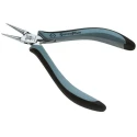 CK Round Nose Plier, 135mm Overall Length, 20mm Jaw, Dual Component Ergonomic PVC Handle, ESD Safe, Mirror T3771D 120