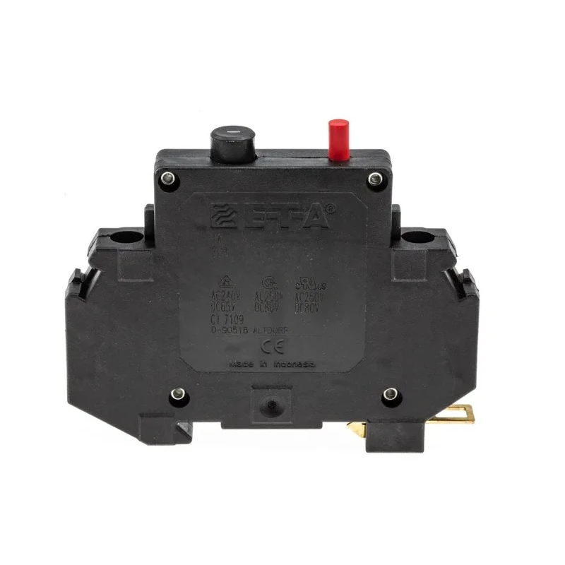 ETA 201 Series Thermal Magnetic Circuit Breaker 1A Current Rating, 1-Pole, DIN Rail Mount 201-1A