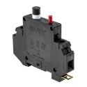 ETA 201 Series Thermal Magnetic Circuit Breaker 1A Current Rating, 1-Pole, DIN Rail Mount 201-1A