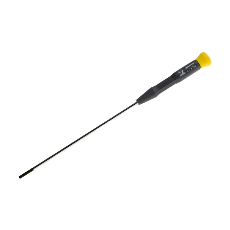 CK Precision Screwdriver, 150 mm Blade, 247 mm Overall Length, Insulated, Chrome Vanadium Molybdenum Steel Blade T4880X 315