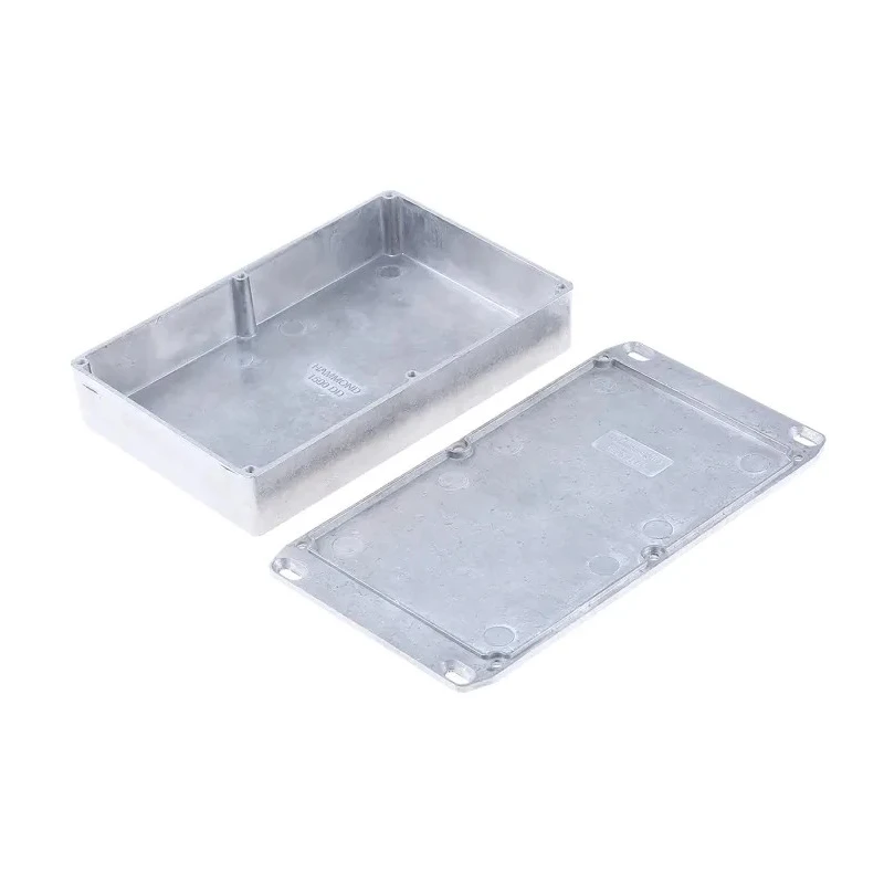 Hammond Die Cast Aluminium Flanged Electrical Enclosure IP54 37mm x 118mm x 120mm 1590DDFL