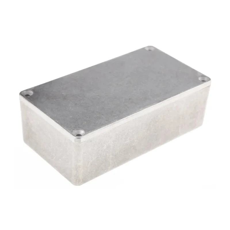 Hammond 1590 Series Natural Lid Die Cast Aluminium Enclosure IP54 39.8 mm x 121.2 mm x 65.5 mm 1590N1