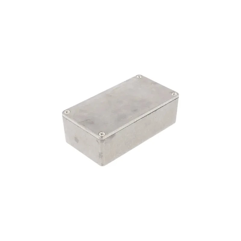 Hammond 1590 Series Natural Lid Die Cast Aluminium Enclosure IP54 39.8 mm x 121.2 mm x 65.5 mm 1590N1