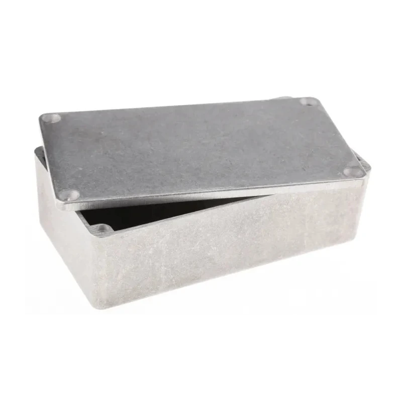 Hammond 1590 Series Natural Lid Die Cast Aluminium Enclosure IP54 39.8 mm x 121.2 mm x 65.5 mm 1590N1
