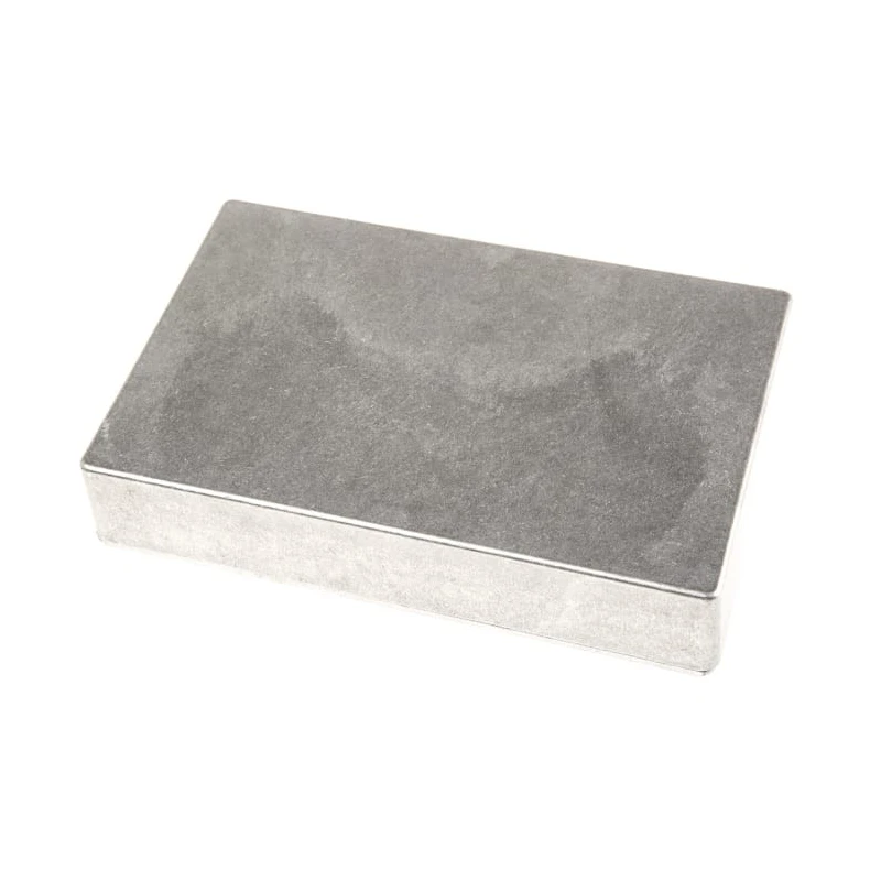 Hammond Die Cast Aluminium Enclosure Natural Lid IP54 37 mm x 188 mm x 120 mm 1590DD