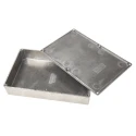 Hammond Die Cast Aluminium Enclosure Natural Lid IP54 37 mm x 188 mm x 120 mm 1590DD