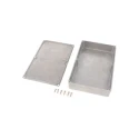 Hammond Die Cast Aluminium Enclosure Natural Lid IP54 37 mm x 188 mm x 120 mm 1590DD