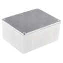 Hammond 1590 Series Natural Lid Die Cast Aluminium Enclosure, IP54, 56.5 mm x 119.5 mm x 94 mm 1590C