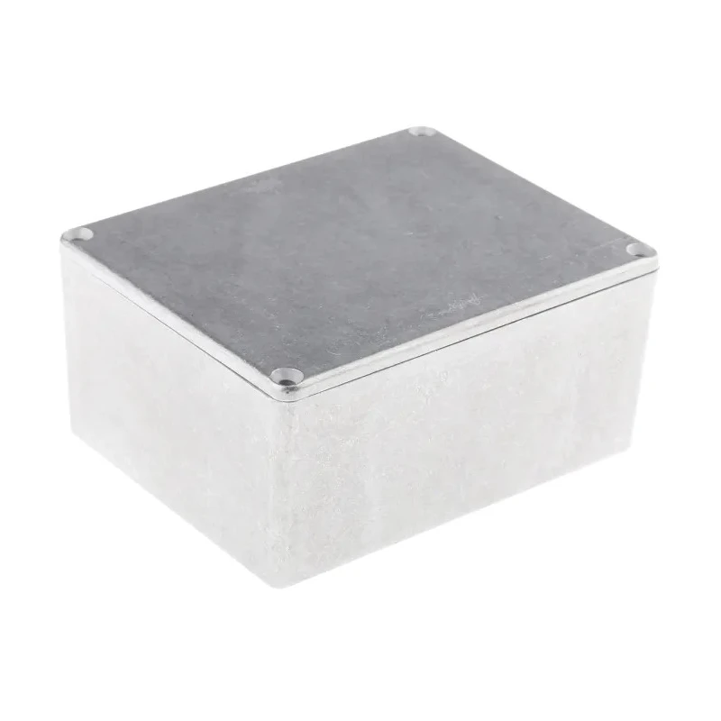 Hammond 1590 Series Natural Lid Die Cast Aluminium Enclosure, IP54, 56.5 mm x 119.5 mm x 94 mm 1590C