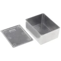 Hammond 1590 Series Natural Lid Die Cast Aluminium Enclosure, IP54, 56.5 mm x 119.5 mm x 94 mm 1590C