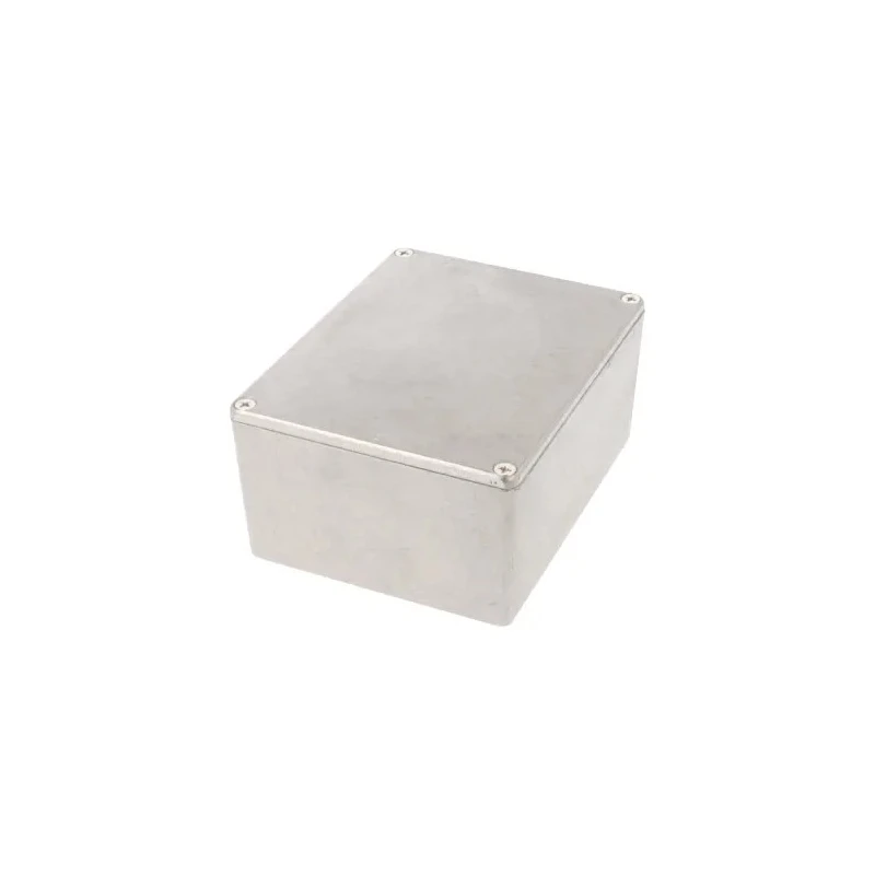 Hammond 1590 Series Natural Lid Die Cast Aluminium Enclosure, IP54, 56.5 mm x 119.5 mm x 94 mm 1590C