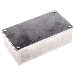 Hammond 1590 Series Natural Lid Die Cast Aluminium Enclosure IP54, 50.4 mm x 153 mm x 83.1 mm 1590P1