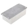 Hammond Flanged 1590 Series Natural Lid Die Cast Aluminium Enclosure IP54 50 mm x 153 mm x 83 mm 1590P1FL