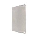 Hammond Flanged 1590 Series Natural Lid Die Cast Aluminium Enclosure IP54 50 mm x 153 mm x 83 mm 1590P1FL