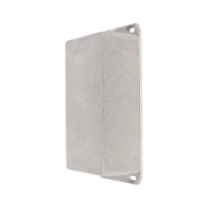 Hammond Flanged 1590 Series Natural Lid Die Cast Aluminium Enclosure IP54 50 mm x 153 mm x 83 mm 1590P1FL