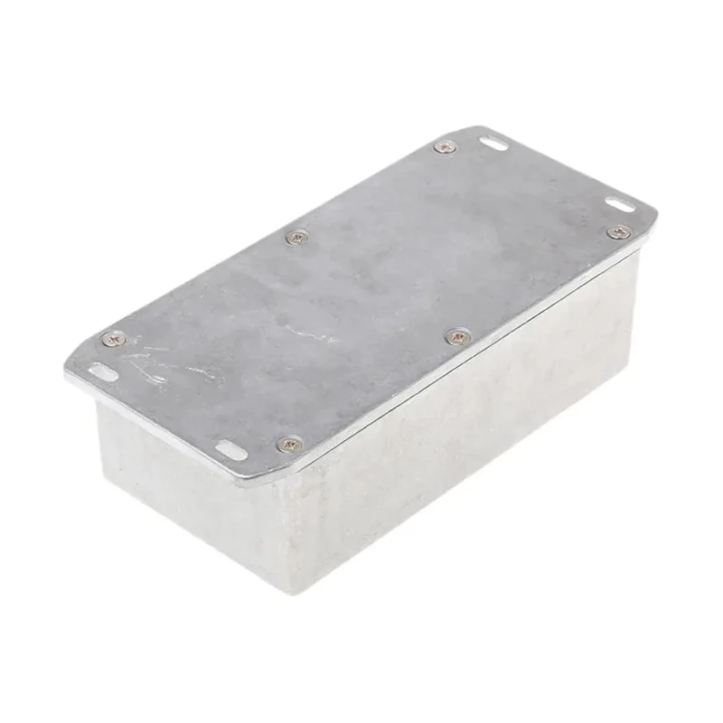 Hammond Flanged 1590 Series Die Cast Aluminium Enclosure, IP54, 52 mm Height x 187.5 mm Length x 119.5 mm Width 1590DFL